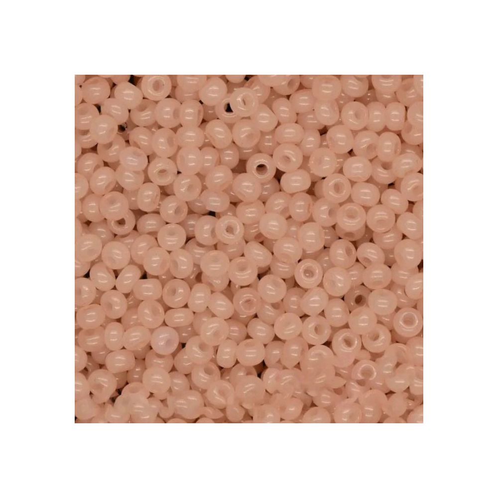 Preciosa beads №10/0, 50 g, alabaster peach (02285/427) Preciosa beads №10/0, 50 g, alabaster peach (02285/427)