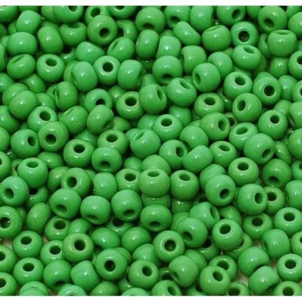 Preciosa beads №10/0, 50 g, natural green (53250/217)