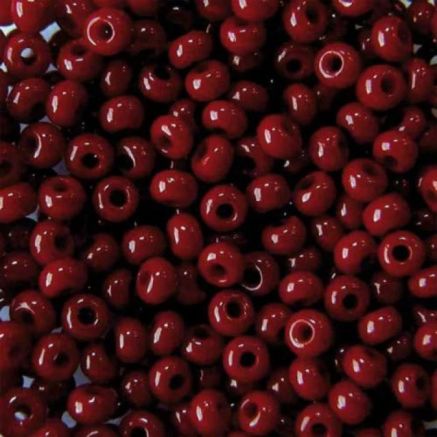 Preciosa beads №10/0, 50 g, natural cherry (93310/249)