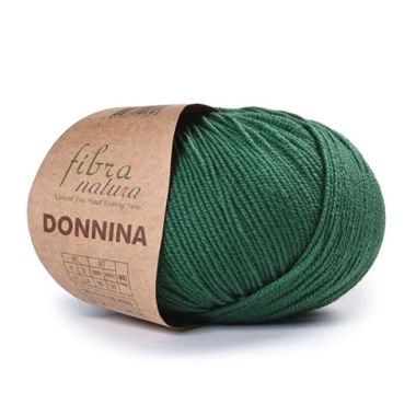 Merino wool yarn DONNINA Fibranatura, green (21-44)
