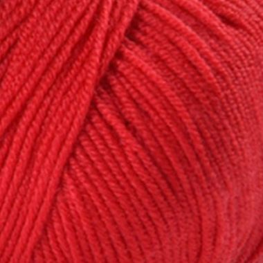 Merino wool yarn DONNINA Fibranatura, red (21-13)