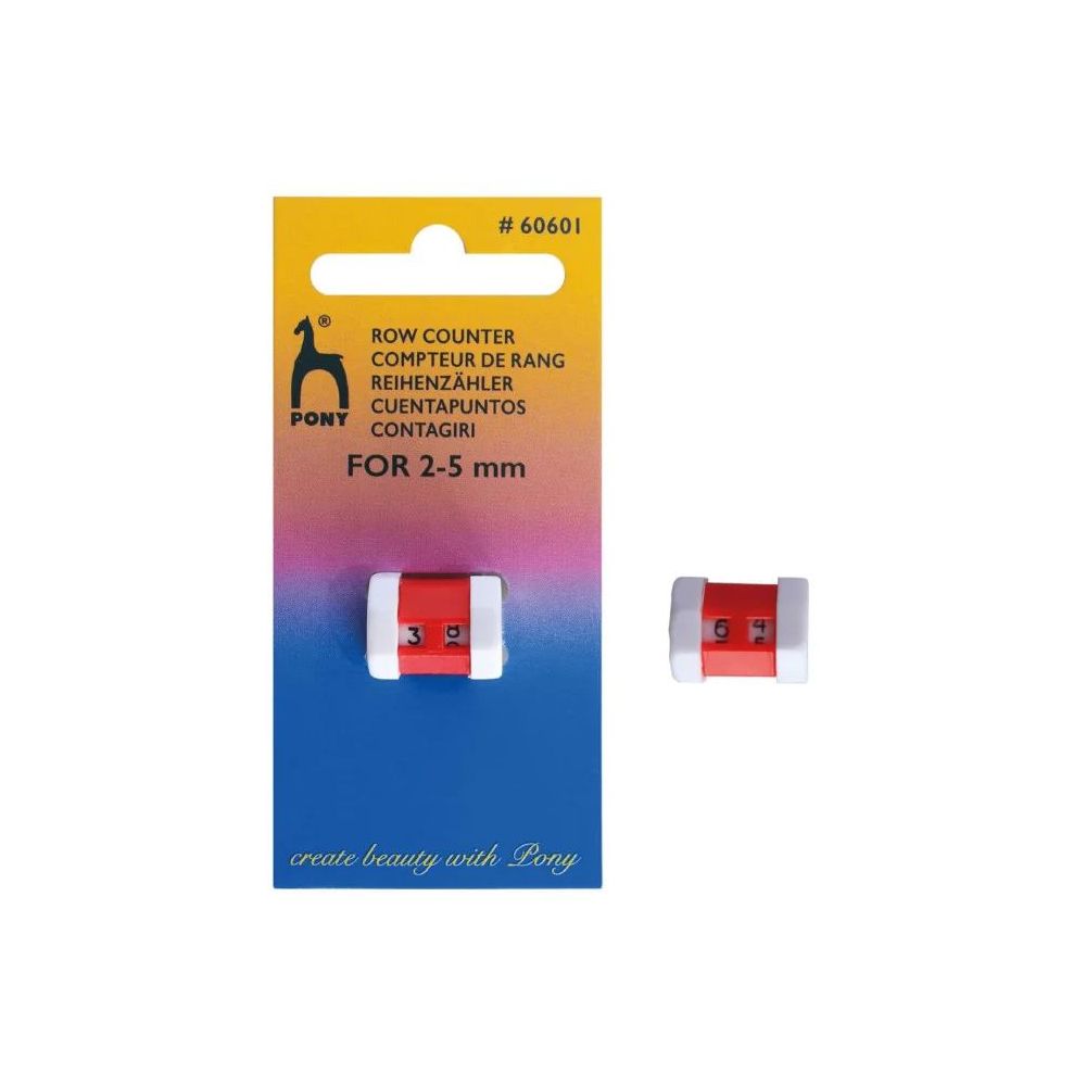 Row counter small 2-5 mm, Pony (60601) Row counter small 2-5 mm, Pony (60601)