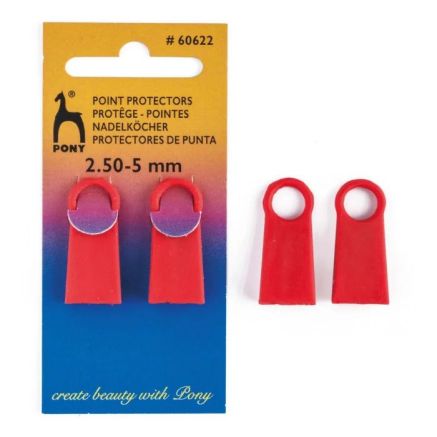 Plastic tips for knitting needles, small, Pony (60622)
