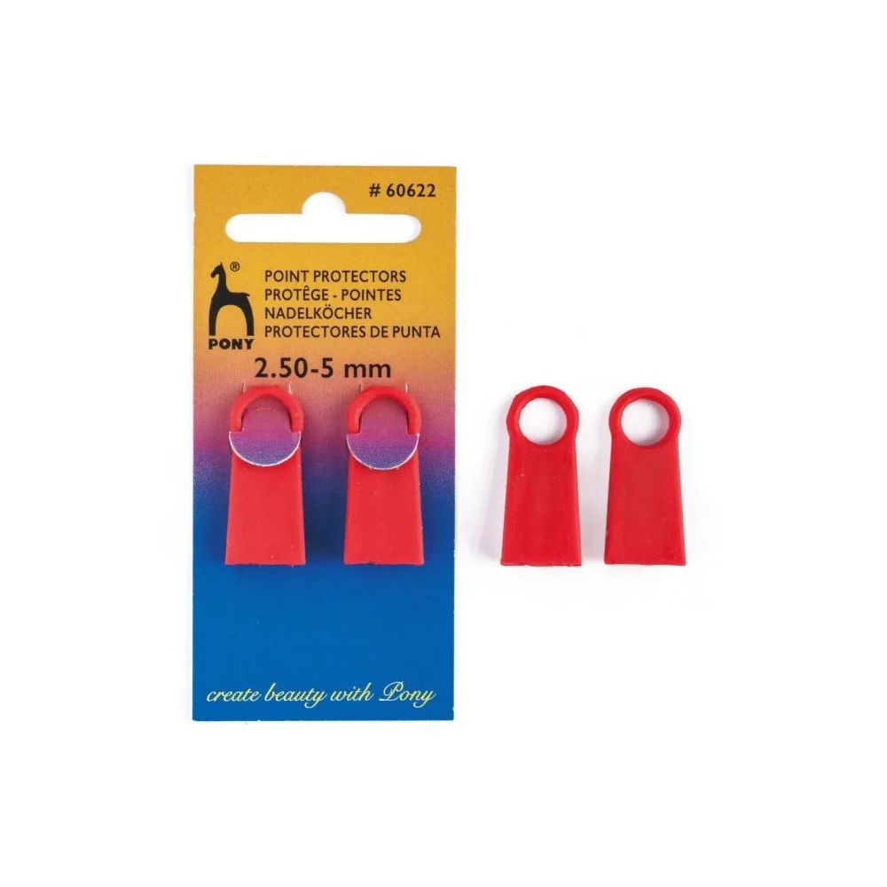 Plastic tips for knitting needles, small, Pony (60622) Plastic tips for knitting needles, small, Pony (60622)