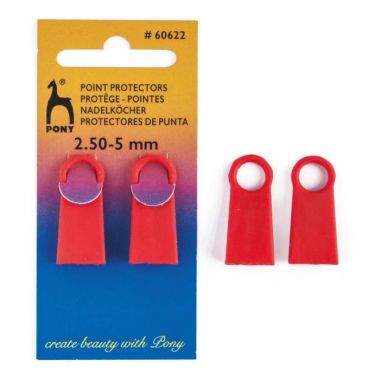 Plastic tips for knitting needles, small, Pony (60622)