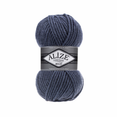 Yarn Alize Superlana Maxi blue jeans (203)