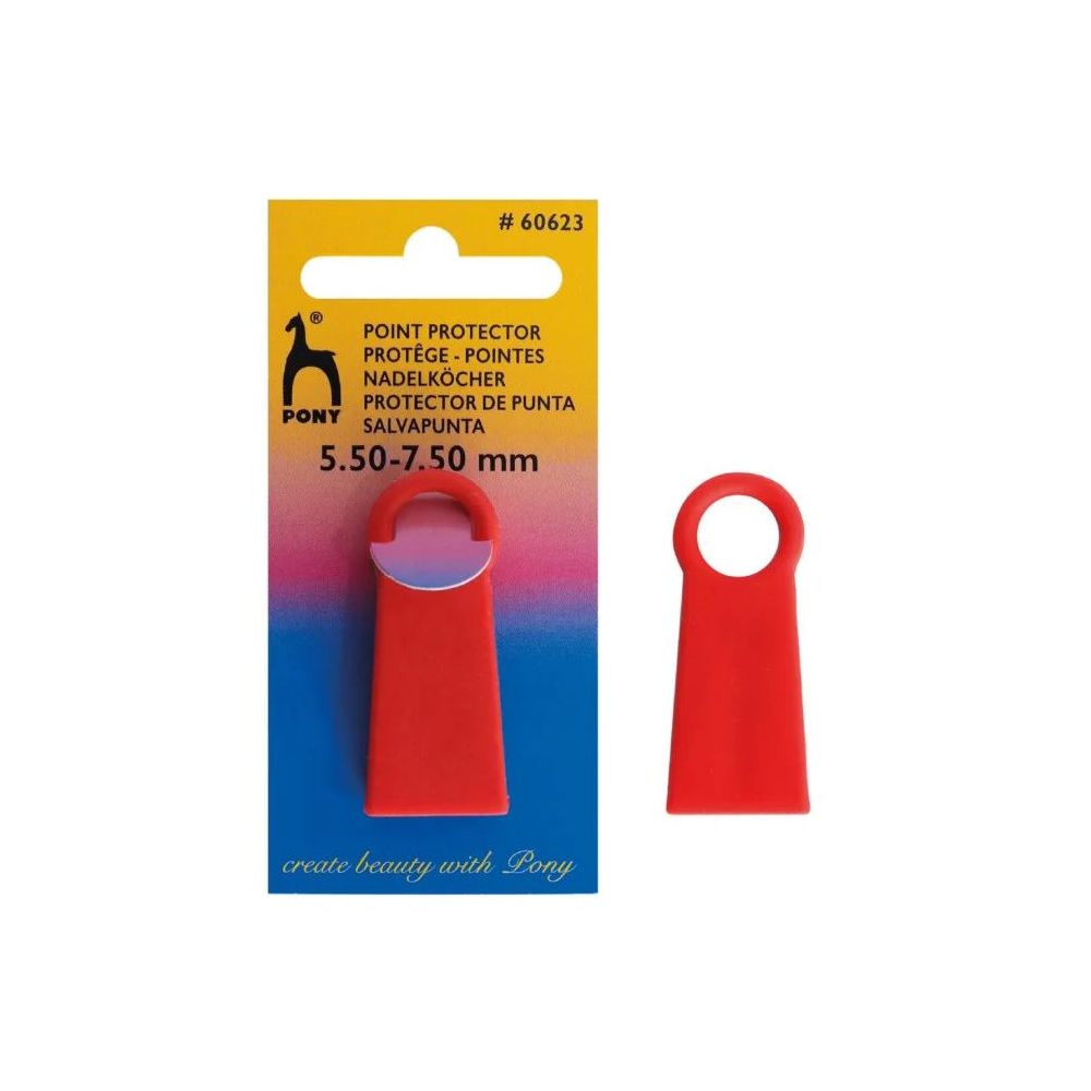 Plastic tip for knitting needles, large, Pony (60623)
