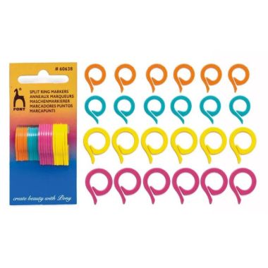 Stitch markers 24 pcs, Pony (60638)