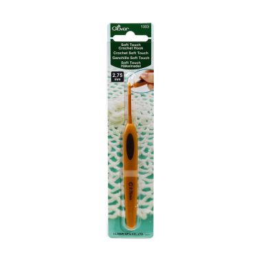 Гачок для в`язання Clover Soft Touch Crochet Hook №2,75 мм (1003)