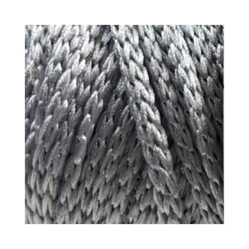 Поліпропіленовий шнур Macrame Lux, сталевий (836)