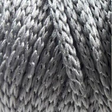 Поліпропіленовий шнур Macrame Lux, сталевий (836)