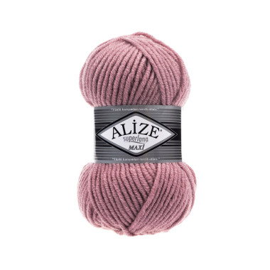 Yarn Alize Superlana Maxi dark powder (204)