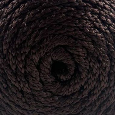 Polypropylene cord Macrame Lux, dark chocolate (834)