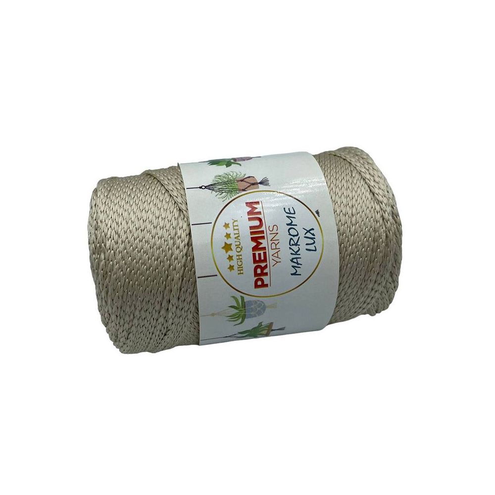 Polypropylene cord Macrame Lux, warm beige (805) Polypropylene cord Macrame Lux, warm beige (805)