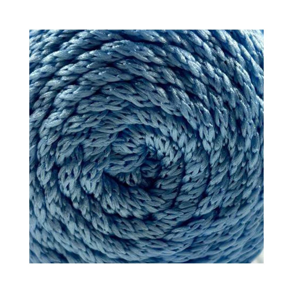 Полипропиленовый шнур Macrame Lux, голубой (826)