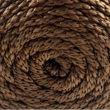 Polypropylene cord Macrame Lux, milk chocolate (833)