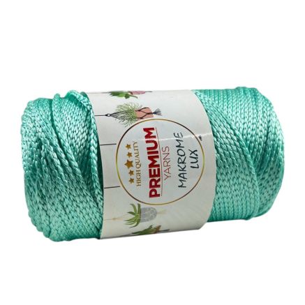 Macrame Lux Polypropylene Cord, Mint (844)
