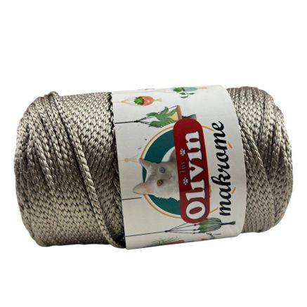 Полипропиленовый шнур Macrame Lux, мокко (849)