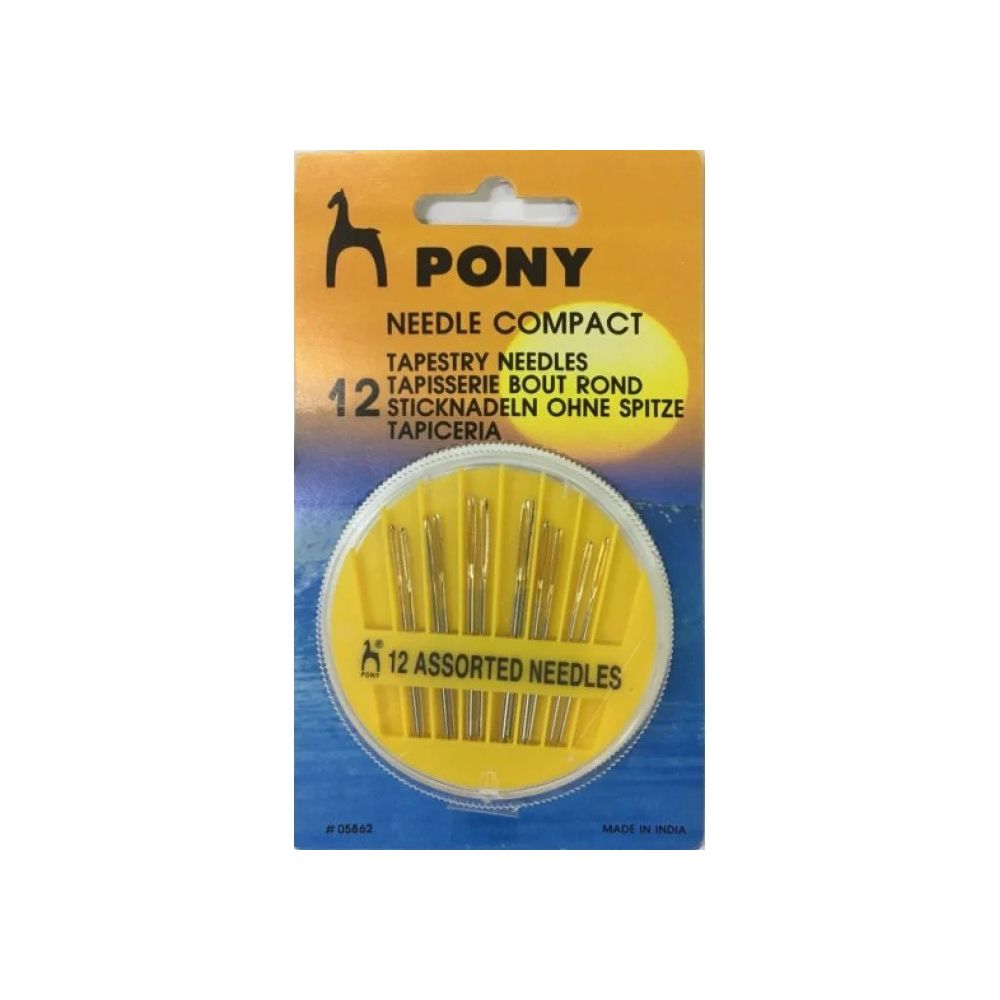 Tapestry needles 12 pcs. No. 18-22. Pony (05862) Tapestry needles 12 pcs. No. 18-22. Pony (05862)