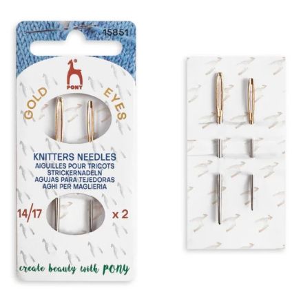 Needles for wool, yarn 2 pcs Pony, (15851)