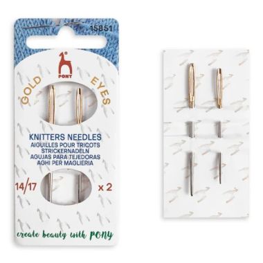 Needles for wool, yarn 2 pcs Pony, (15851)