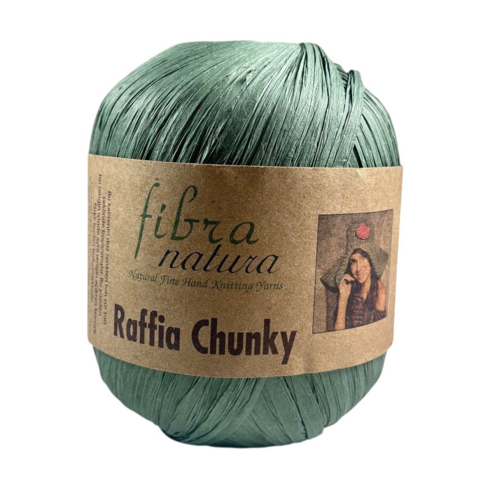 Raffia Fibranatura Raffia Chunky coniferous green (114-14)