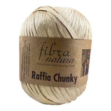 Fibranatura Raffia Chunky light straw (114-16)
