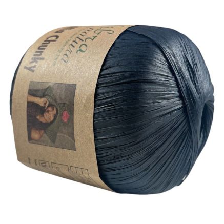 Рафия Fibranatura Raffia Chunky черный (114-22)