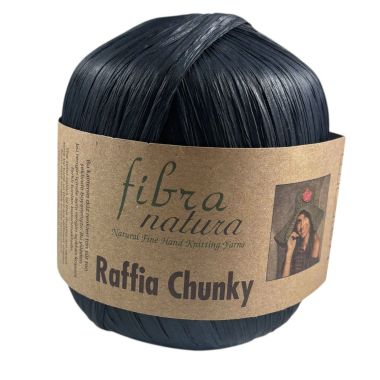 Рафия Fibranatura Raffia Chunky черный (114-22)