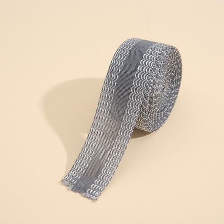 Trouser tape gray adhesive 2.5 cm, 1 meter