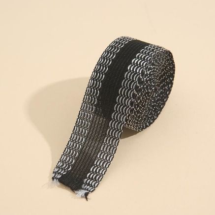 Trouser tape black adhesive 2.5 cm, 1 meter