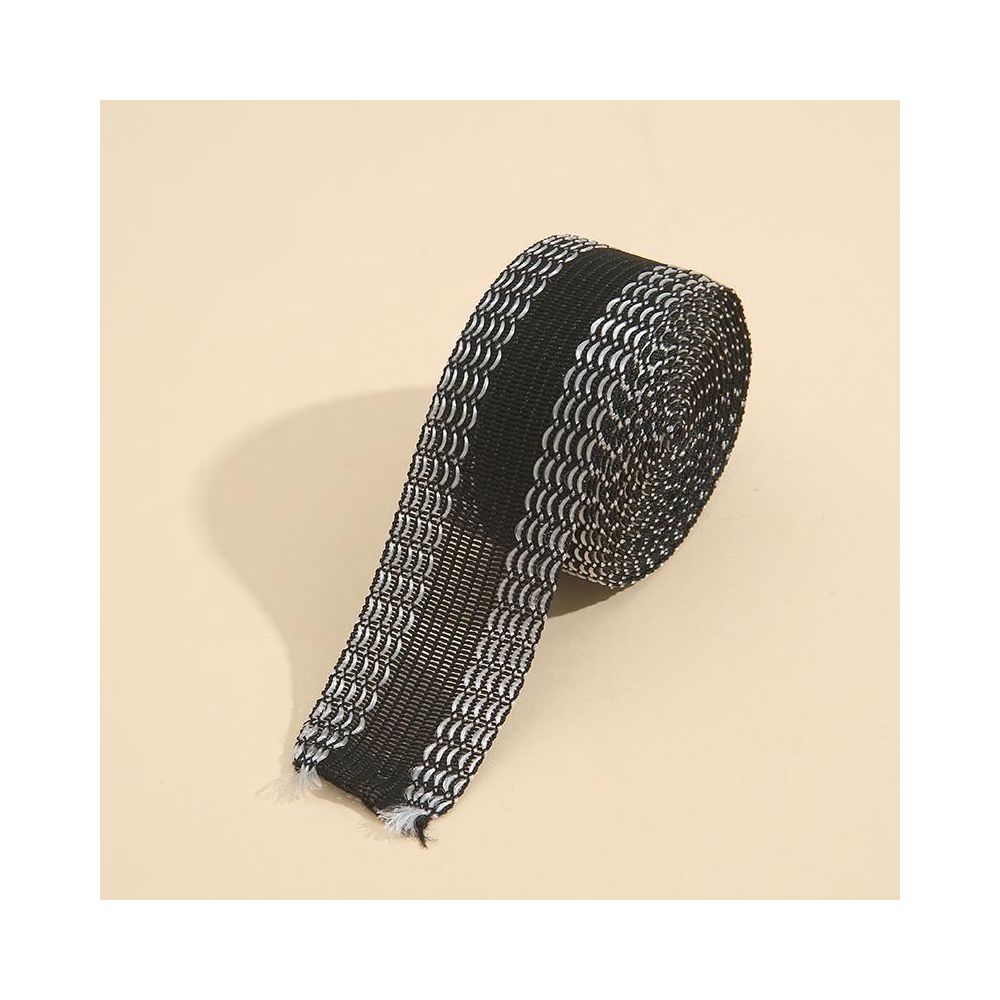 Trouser tape black adhesive 2.5 cm, 1 meter