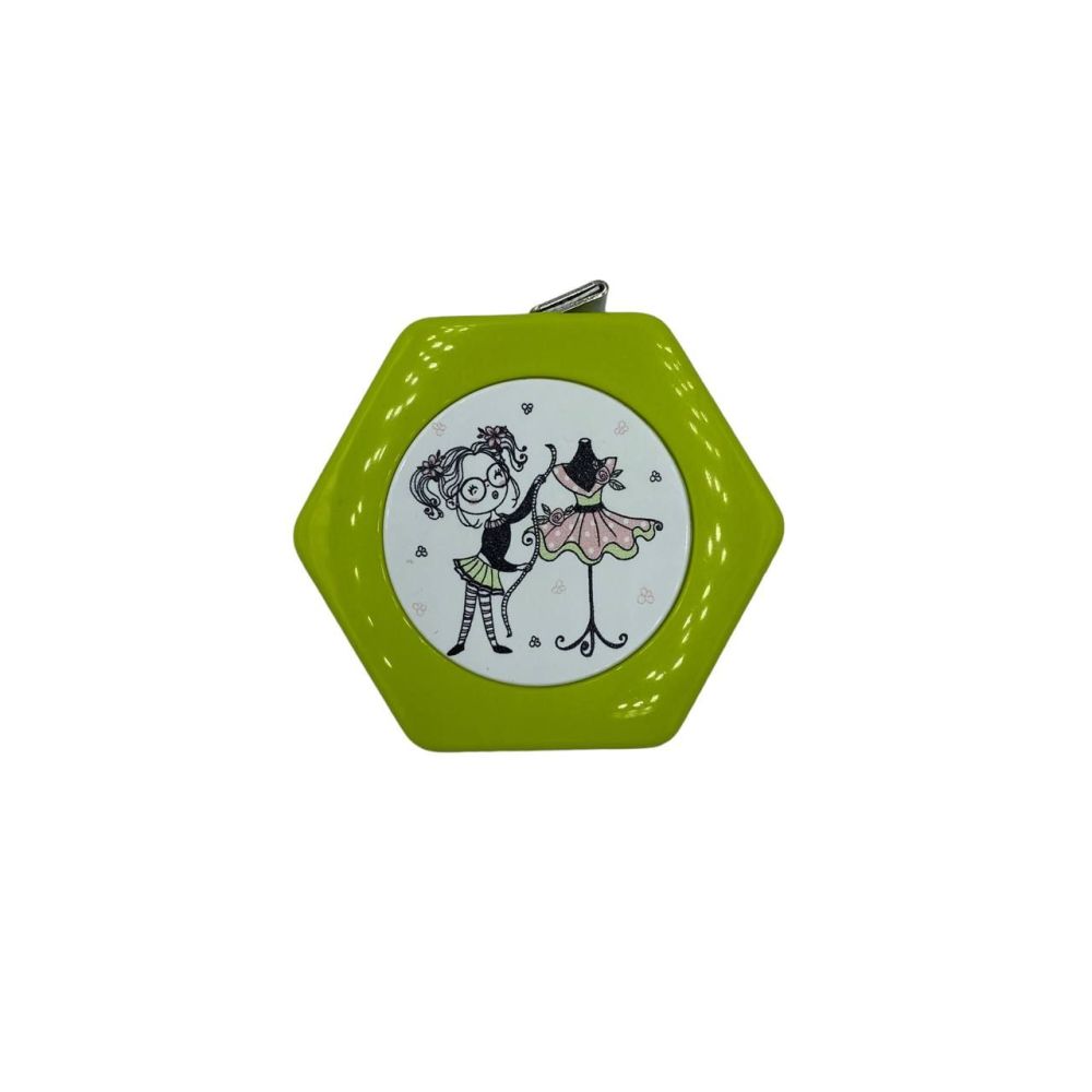 Сантиметр у рулетці з магнітом см/см  1.5 м Hexagon magnetic Hoechstmass (86103D)