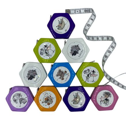 Tape measure with magnet cm/cm 1.5 m Hexagon magnetic  Hoechstmass (86103D)