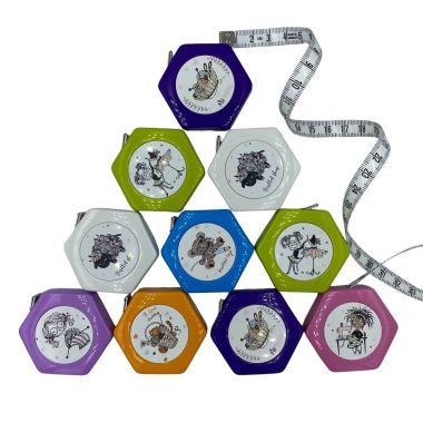 Сантиметр у рулетці з магнітом см/см  1.5 м Hexagon magnetic Hoechstmass (86103D)