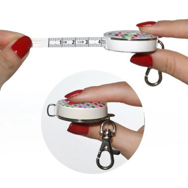 Tape measure cm/inch 1.5 m Picco pastel Hoechstmass (84203d-pas)