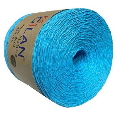 Рафия витая Gilan Paper Yarn голубой