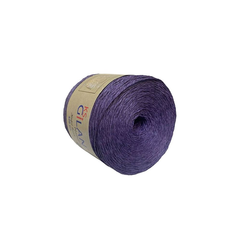 Рафия витая Gilan Paper Yarn фиолетовый
