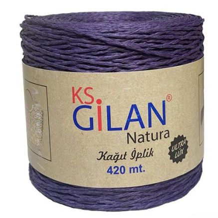Рафия витая Gilan Paper Yarn фиолетовый