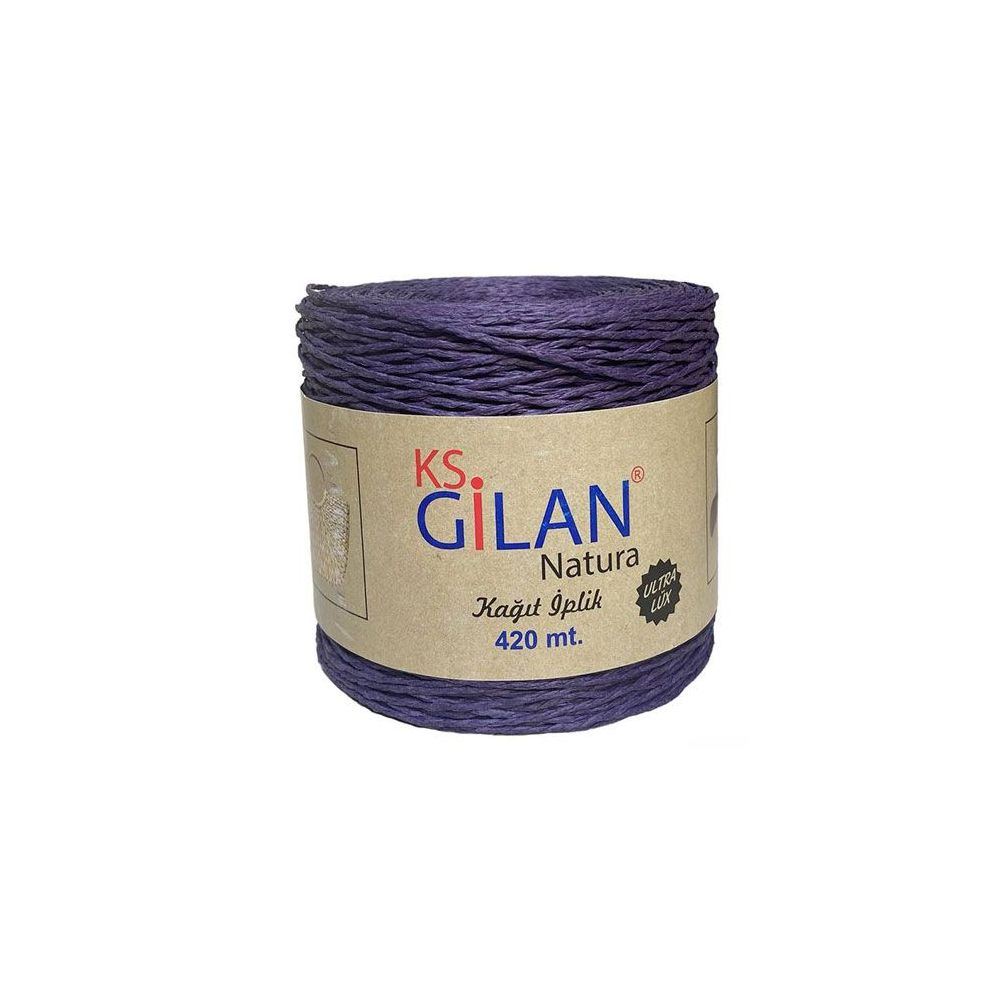Рафия витая Gilan Paper Yarn фиолетовый Рафия витая Gilan Paper Yarn фиолетовый