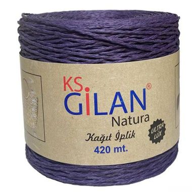 Рафия витая Gilan Paper Yarn фиолетовый