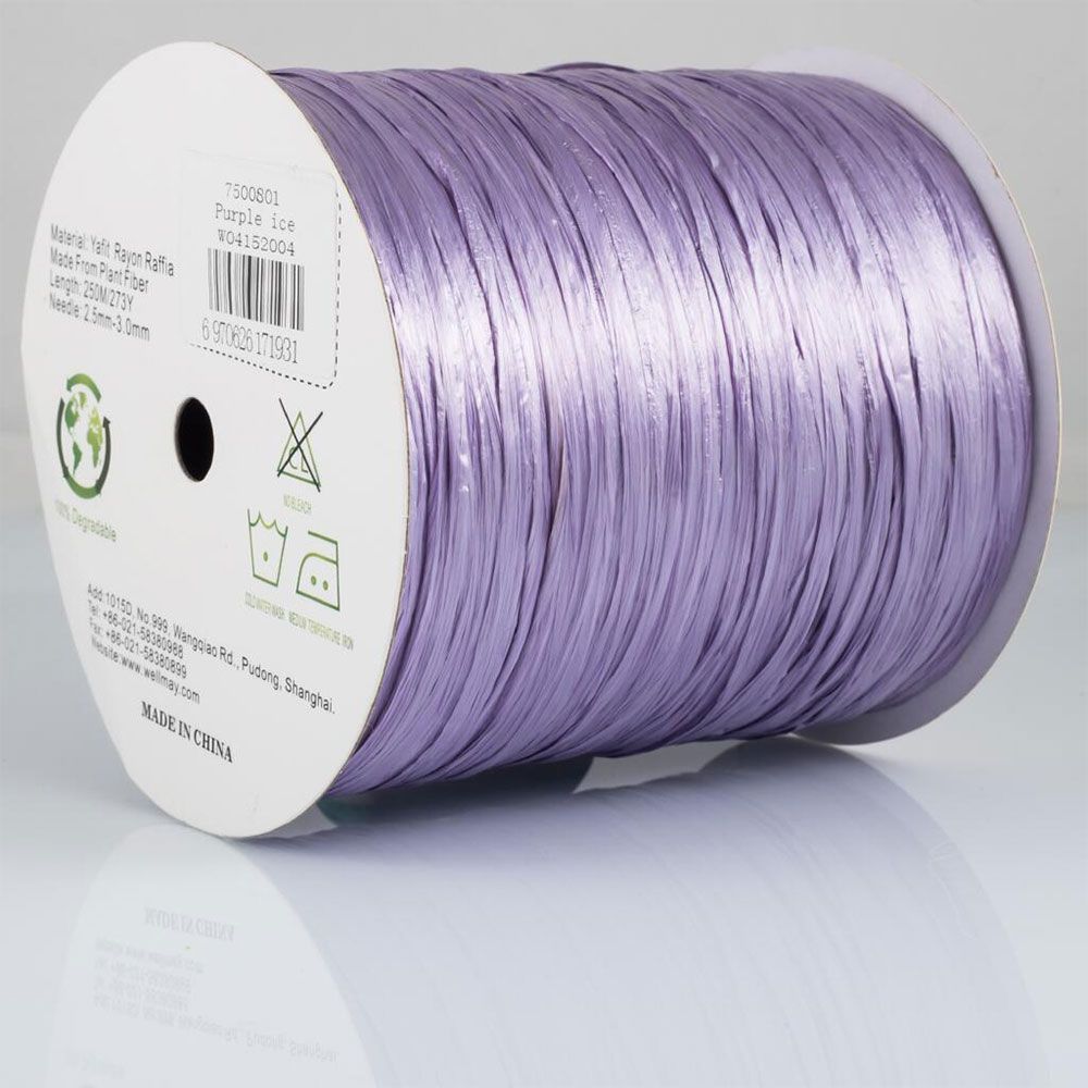 Ispie Raffia yarn, Well May, pearl-lilac, 7500801 (purple ice) Ispie Raffia yarn, Well May, pearl-lilac, 7500801 (purple ice)