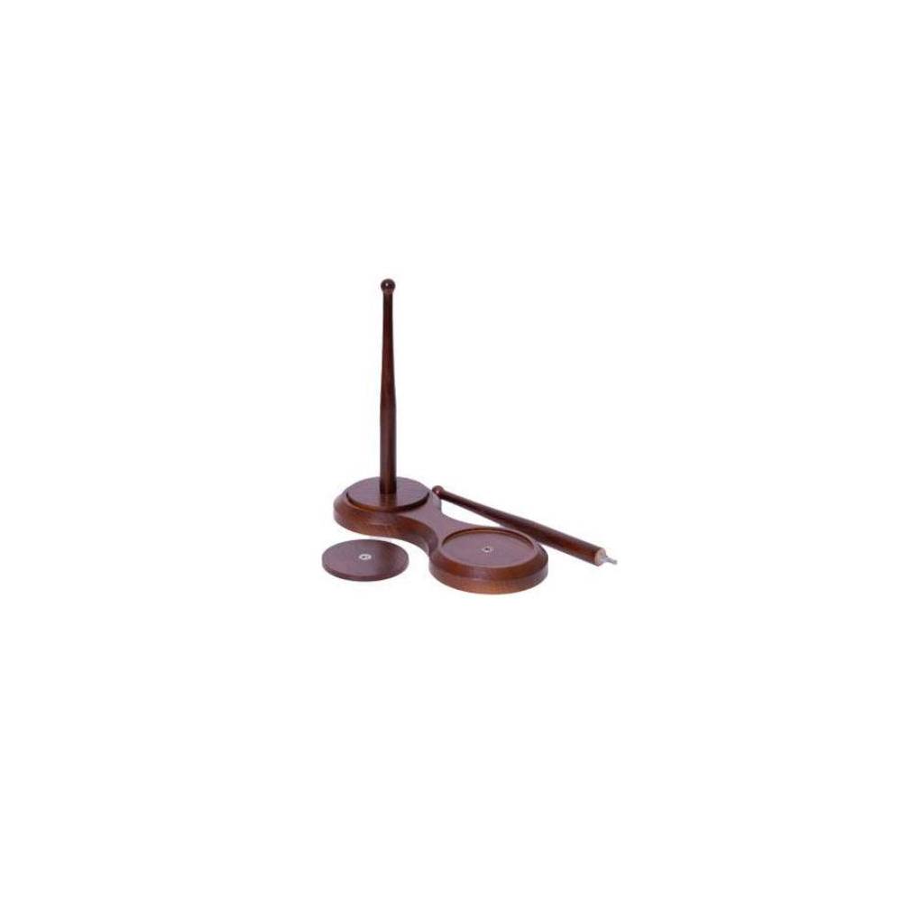 Double yarn holder, dark wood Double yarn holder, dark wood