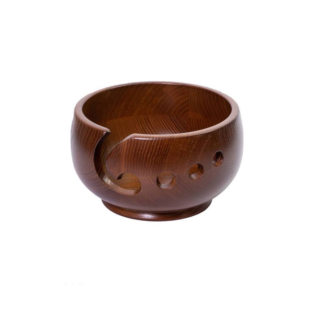 Wooden round ball for knitting dark wood Wooden round ball for knitting dark wood