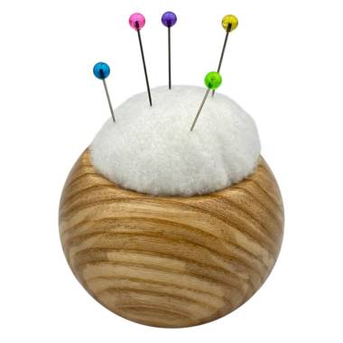 Wooden pincushion round light