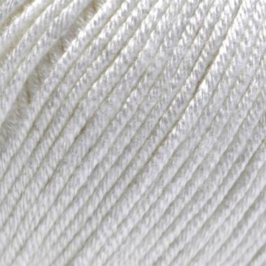 Bombay Popyarn bamboo yarn, white (001)
