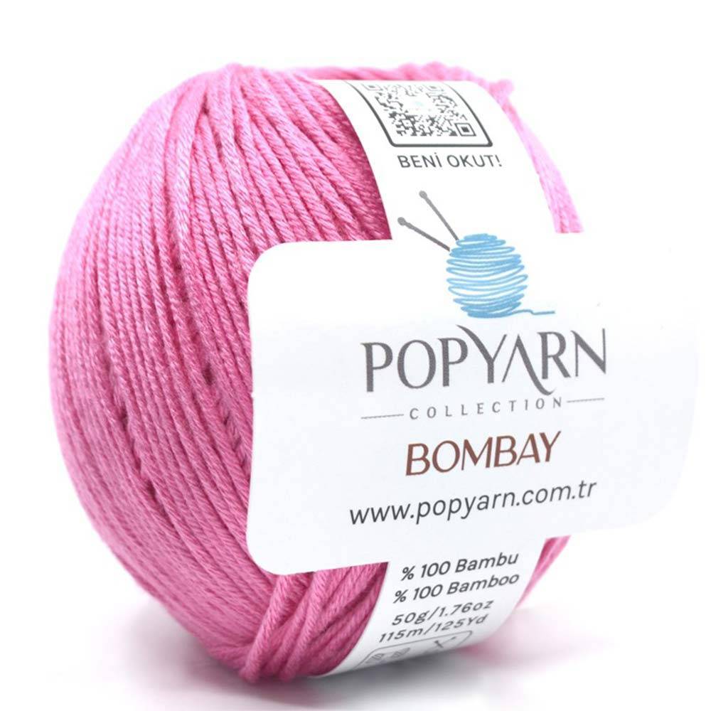 Пряжа бамбук Bombay Popyarn, розовый (046) Пряжа бамбук Bombay Popyarn, розовый (046)