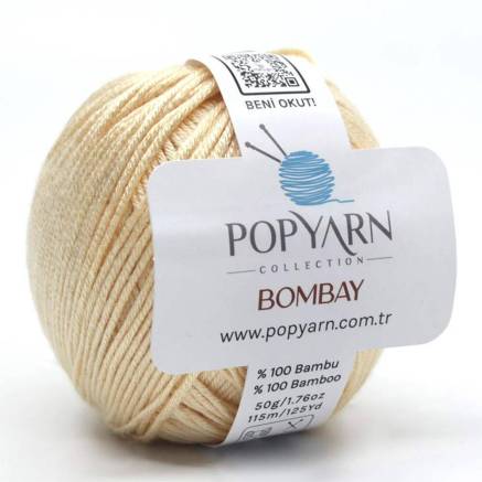 Yarn bamboo Bombay Popyarn, tender peach (056)