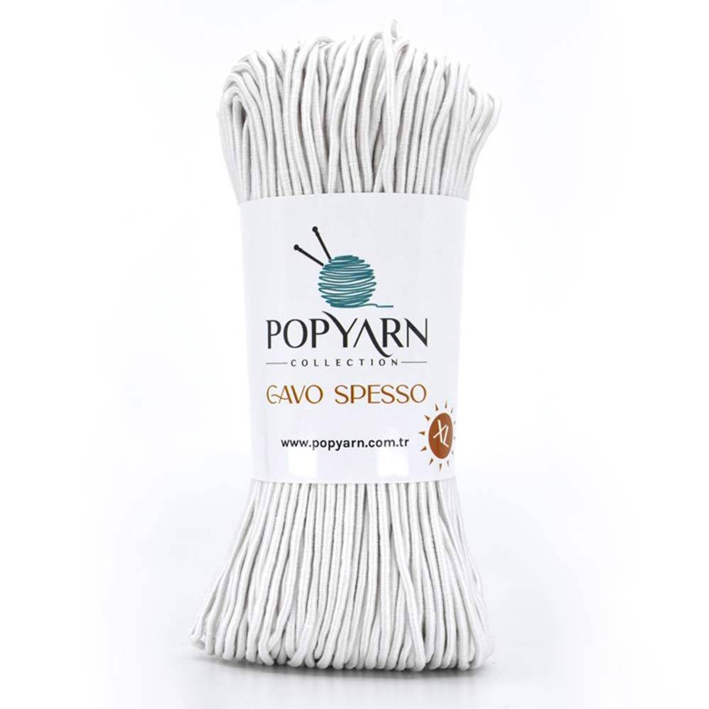 Cavo Spesso Popyarn yarn, white (01) Cavo Spesso Popyarn yarn, white (01)
