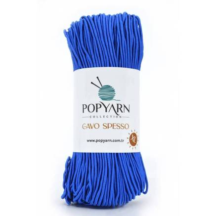 Пряжа Cavo Spesso Popyarn, синий (12)